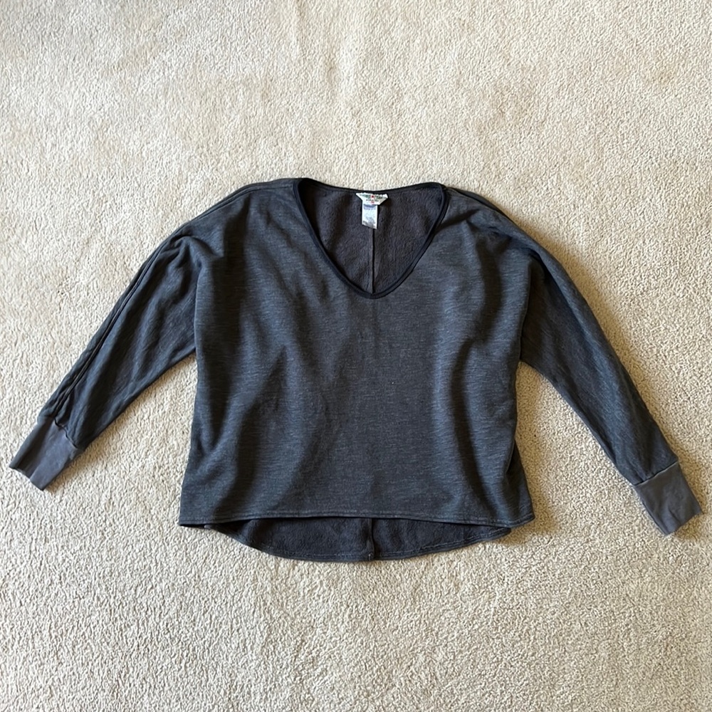 Hard Tail Forever V-neck Long Sleeve Sweatshirt
